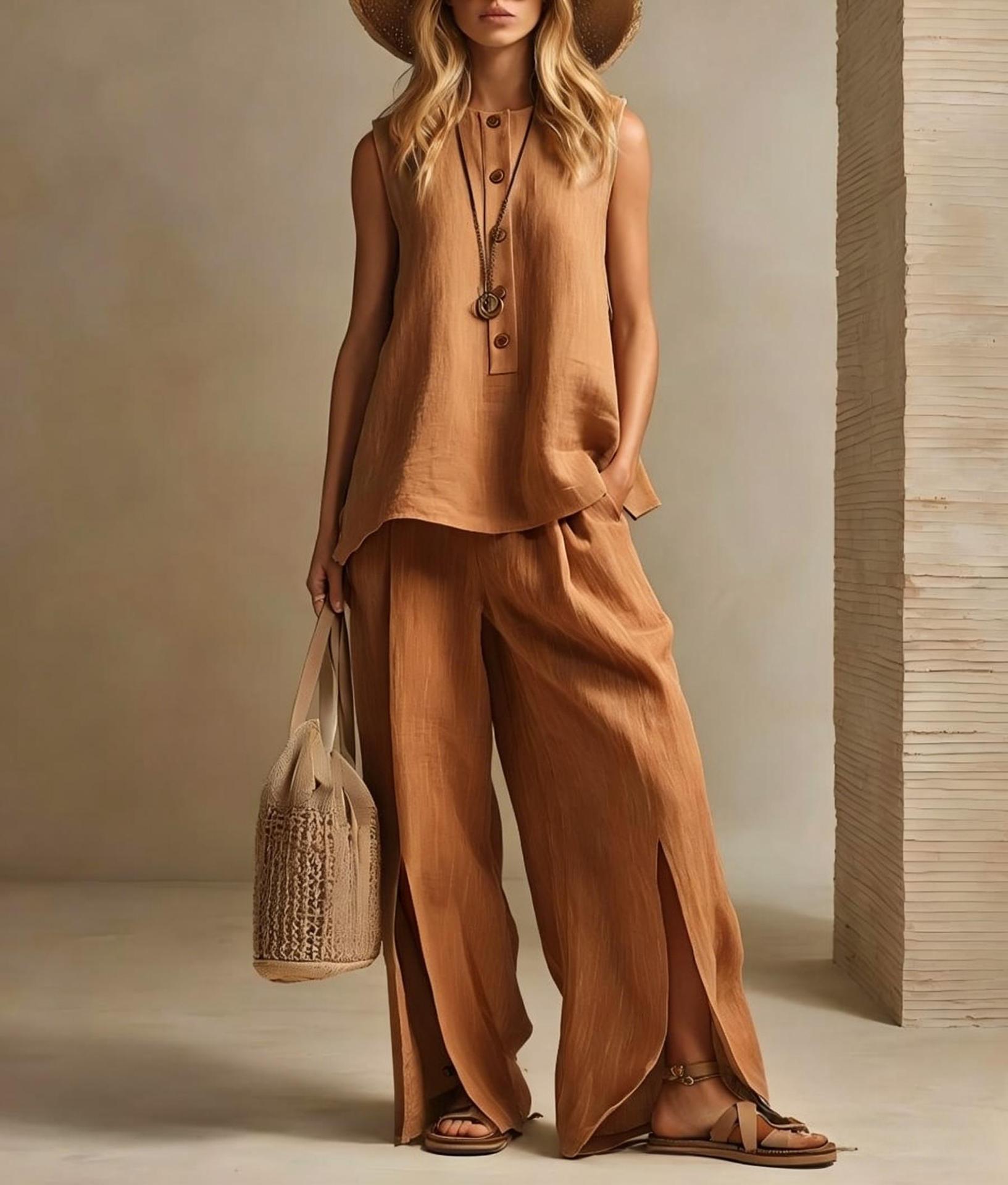 Relaxed Linen Two-Piece Set