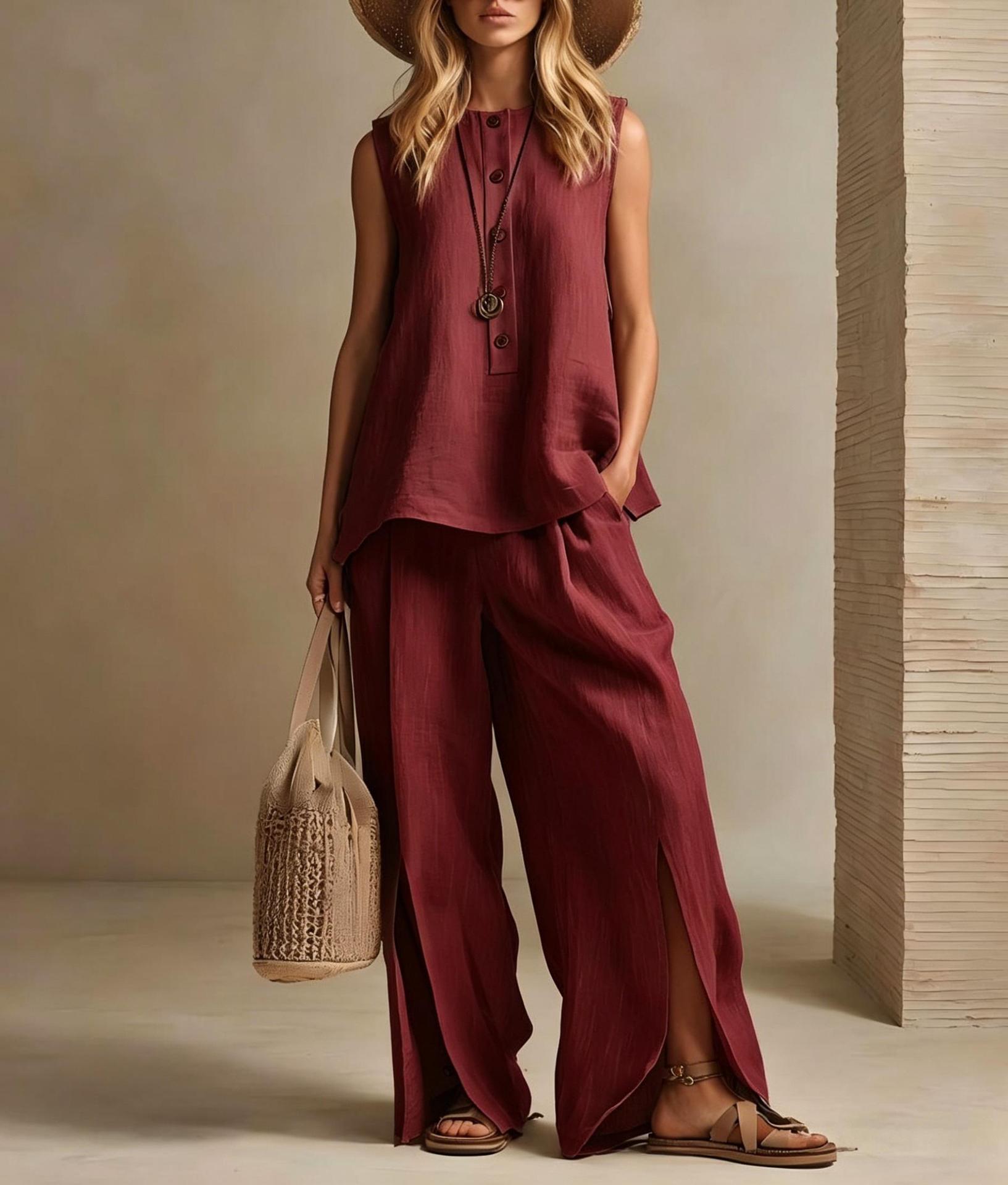 Relaxed Linen Two-Piece Set